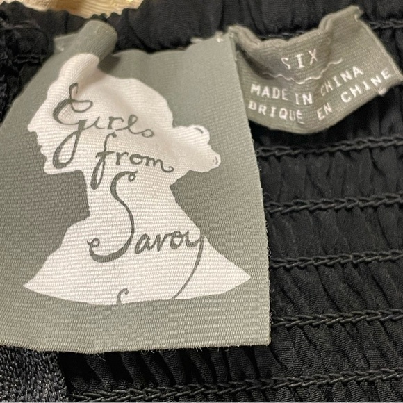 GIRLS FROM SAVOY by ANTHROPOLOGIE NWOT Dashed Gilt Brocade Dress in Gold - Picture 7 of 9